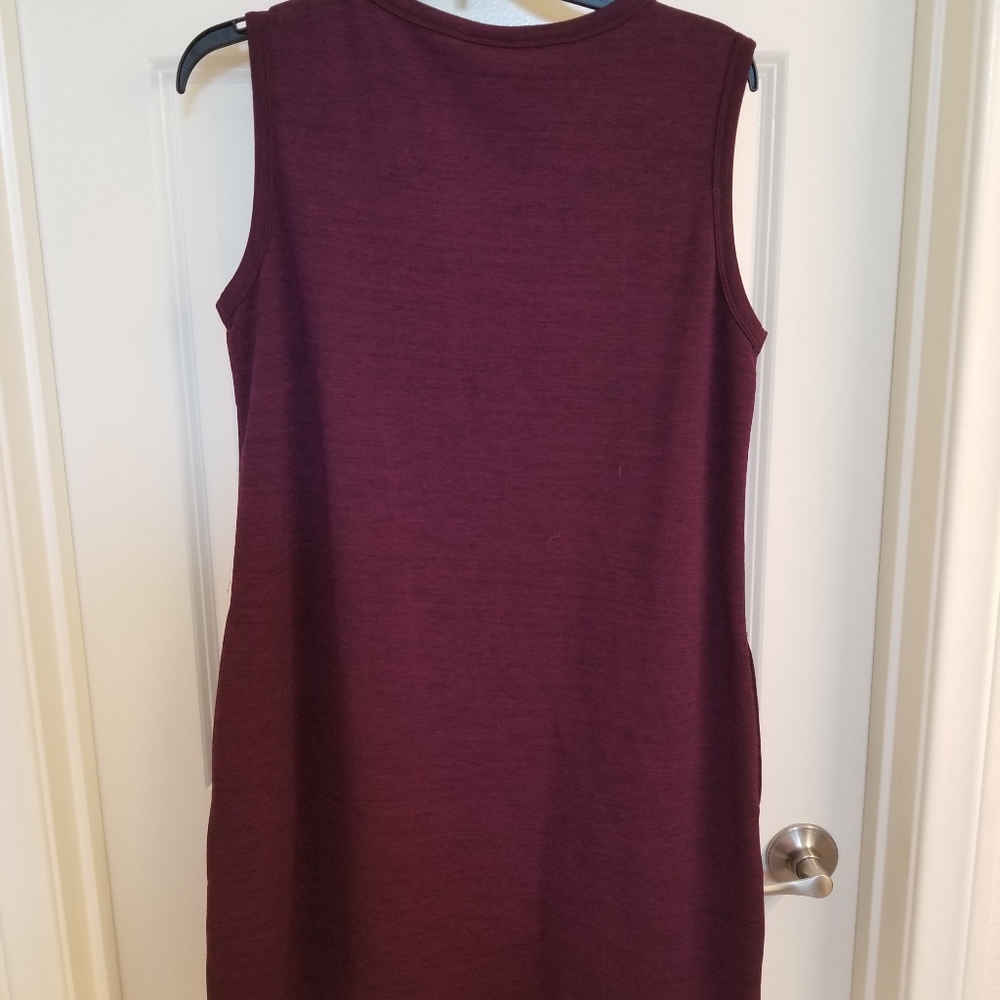 Burgundy Jumper W Pockets - Picture 3 of 3